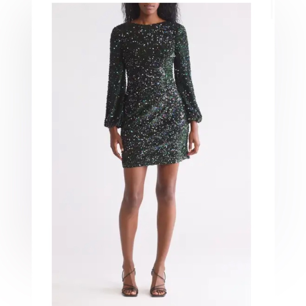 Green Sequin Dress